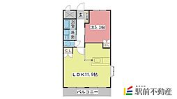 エトワールエデンM 1LDKの間取図画像