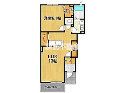 レスポアール5 1LDKの間取図画像
