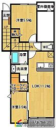 ラディエース 2階