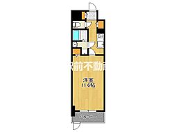GrandHills 1Kの間取図画像