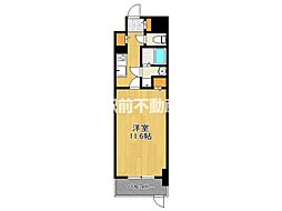 GrandHills 1Kの間取図画像