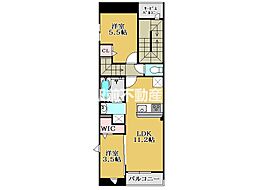 メルヴェイユ 2LDKの間取図画像