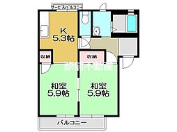 ヴィラ竹内 2階