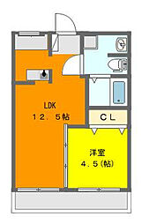 間取図画像 1LDK