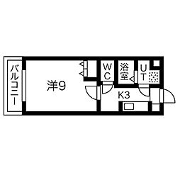 間取図画像 1K