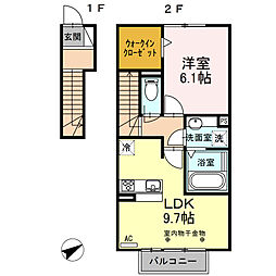 Ｄ−ｒｏｏｍ三方原　B棟 2階/203