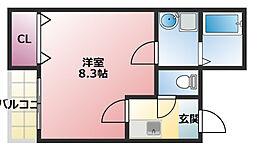 クレフラスト駅南大通り 2階