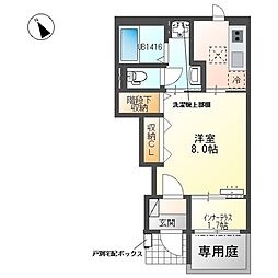 NEOリバティ 1Kの間取図画像