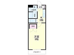 アイレット1 1Kの間取図画像