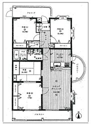 アーバンライフ楊子 4LDKの間取図画像