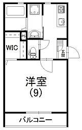 ロイヤルシティ浜松 1Kの間取図画像