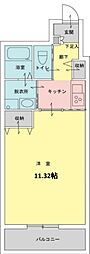 第1つきみビル 1Kの間取図画像