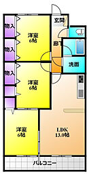 M・シュルプリーズ 3LDKの間取図画像