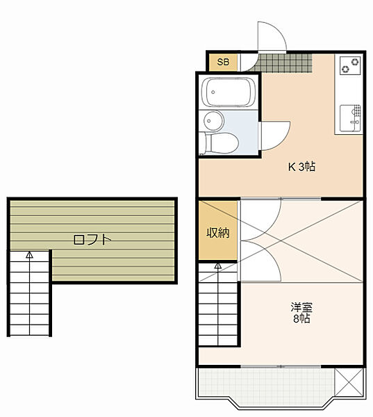 コナビック西塚II 3E｜静岡県浜松市中央区西塚町(賃貸マンション1K・3階・22.08㎡)の写真 その2