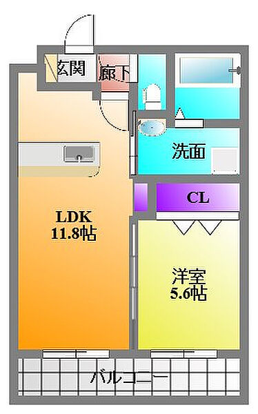 グレイスリー半田山 203｜静岡県浜松市中央区半田山３丁目(賃貸マンション1LDK・2階・41.48㎡)の写真 その2