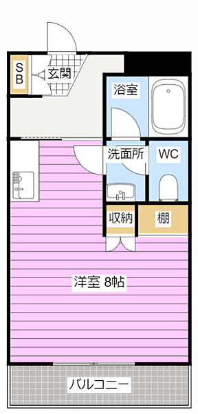 シャンブルYOSHIMI 105｜静岡県浜松市中央区北寺島町(賃貸アパート1R・1階・26.49㎡)の写真 その2