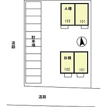 ブライティ 佐藤　Ｂ 102 ｜ 静岡県浜松市中央区佐藤３丁目（賃貸テラスハウス2LDK・1階・67.23㎡） その18