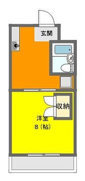 カーサ・ヤマザキ 301｜静岡県浜松市中央区北島町(賃貸マンション1DK・3階・25.92㎡)の写真 その2