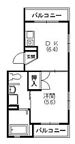 K&H 401 ｜ 静岡県浜松市中央区中央３丁目（賃貸マンション1DK・4階・27.95㎡） その2