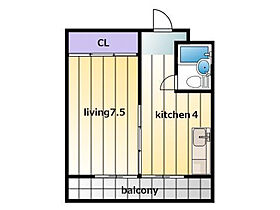 御前谷ハイツ 1C1 ｜ 静岡県浜松市中央区富塚町（賃貸マンション1K・1階・29.68㎡） その2