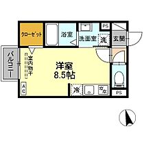 D-ROOM和地山 205 ｜ 静岡県浜松市中央区和地山２丁目（賃貸アパート1R・2階・24.64㎡） その2