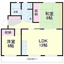 ハイツみのる 301 ｜ 静岡県浜松市中央区和合町（賃貸マンション2LDK・3階・54.09㎡） その2