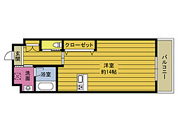 RINT7 1Kの間取図画像