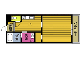 シーサイド杵築5 201 ｜ 大分県杵築市大字狩宿（賃貸アパート1K・2階・26.16㎡） その2