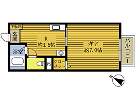 ＬＩＦＥ守末 102 ｜ 大分県杵築市大字杵築（賃貸アパート1K・1階・24.09㎡） その2