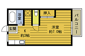 ドミトリームサシ　Ａ 108 ｜ 大分県国東市武蔵町古市（賃貸アパート1K・1階・27.08㎡） その2