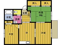 🉐敷金礼金0円！🉐オレンジハイツＤ