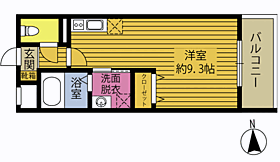 大分県大分市金池南２丁目（賃貸マンション1R・2階・25.02㎡） その2