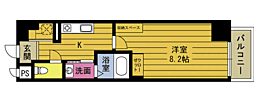 Diary大分駅南 1Kの間取図画像