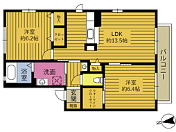 ディアス須賀B 2階