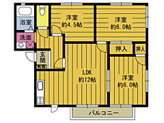 物件の間取り