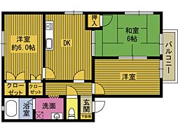 SNOOPY 3DKの間取図画像