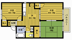セジュールいけべ 2階/201