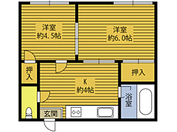 小野アパート 1階/101