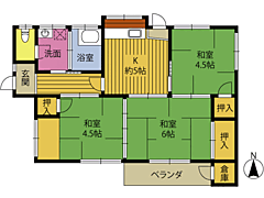 物件の間取り