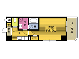 Ｏａｓｉｓ中春日 301 ｜ 大分県大分市中春日町（賃貸マンション1K・3階・26.66㎡） その2