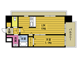 S-FORT高砂町 1LDKの間取図画像