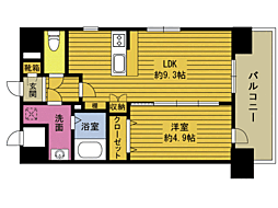S-FORT高砂町 1LDKの間取図画像