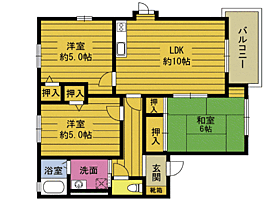 メゾン中島Ａ 201 ｜ 大分県別府市中島町（賃貸アパート3LDK・2階・60.00㎡） その2