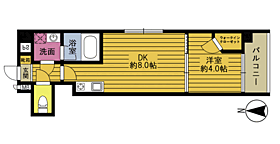 パークスクエア青山通り 604 ｜ 大分県別府市西野口町（賃貸マンション1LDK・6階・30.02㎡） その2