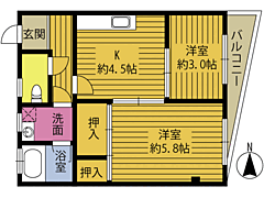 物件の間取り
