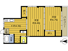 物件の間取り