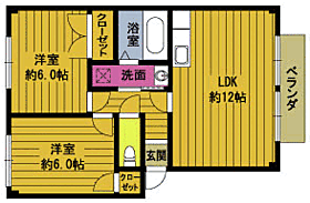 山村コーポ 203 ｜ 大分県大分市大字葛木（賃貸アパート2LDK・2階・56.69㎡） その2