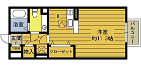 アベニール羽田 105 ｜ 大分県大分市大字羽田（賃貸アパート1R・1階・30.27㎡） その2