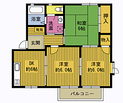 物件の間取り