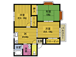 🉐敷金礼金0円！🉐そりあーど・おくだＢ